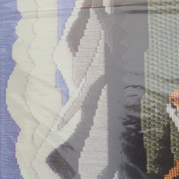 Noble Eagle crewel embroidery kit with Persian wool yarn.  By Creative Circle - Picture 7 of 13